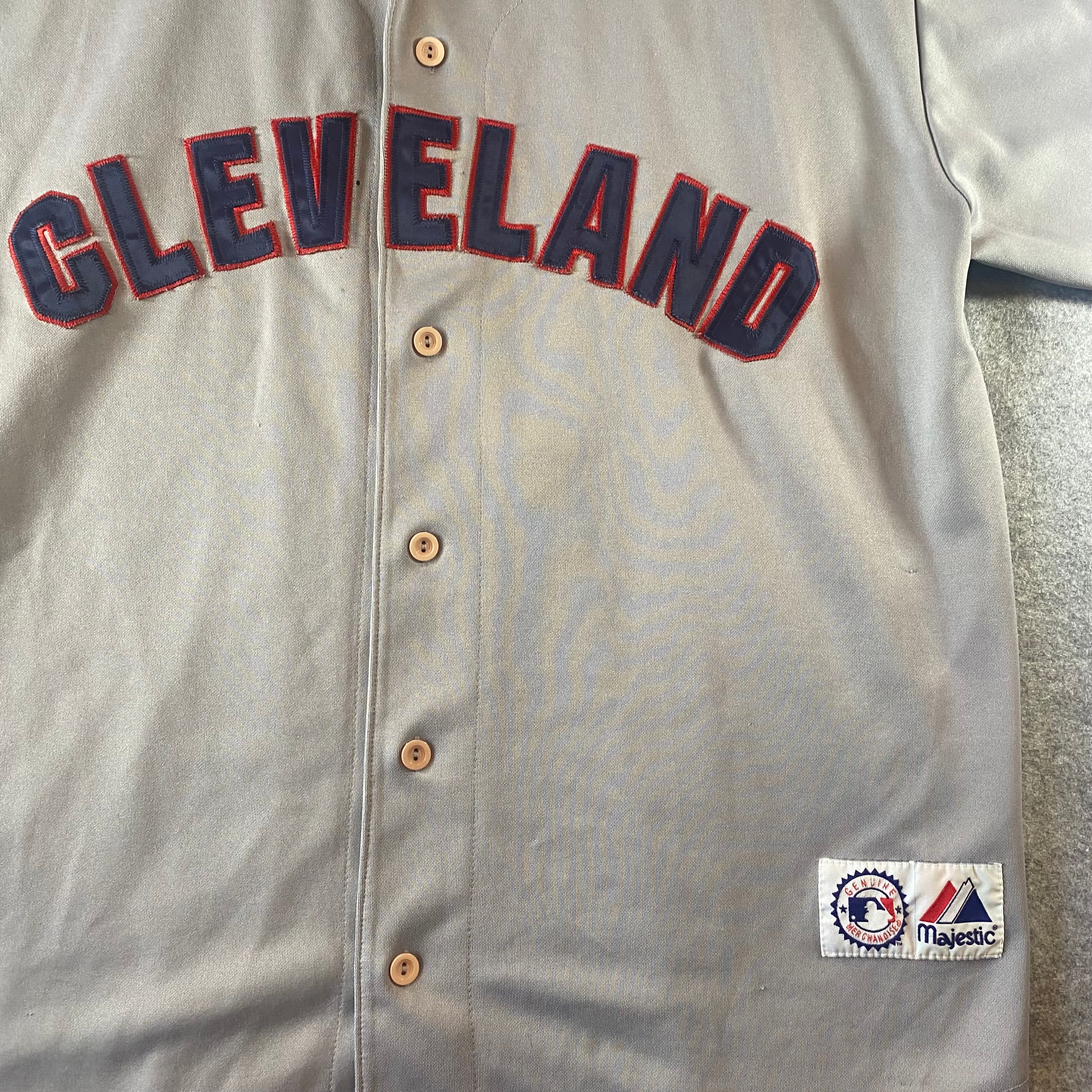 Cleveland baseball jersey custom size L
