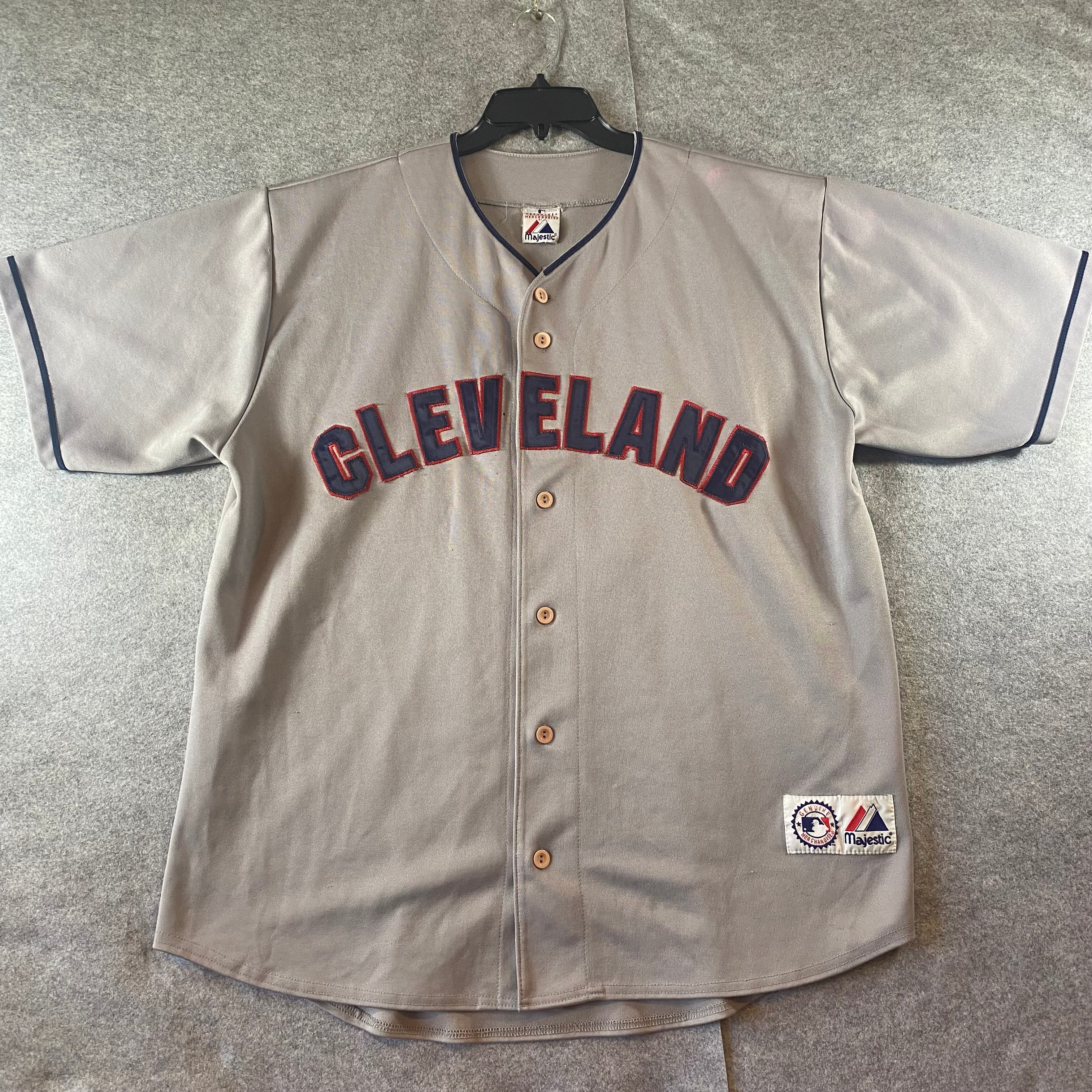 Cleveland baseball jersey custom size L