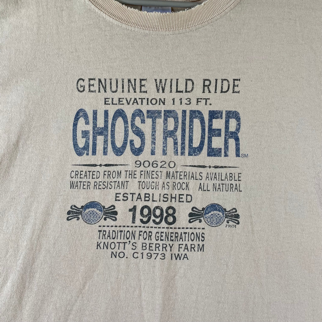 Vintage Knotts Berries Farm Ghostrider Shirt Size XL