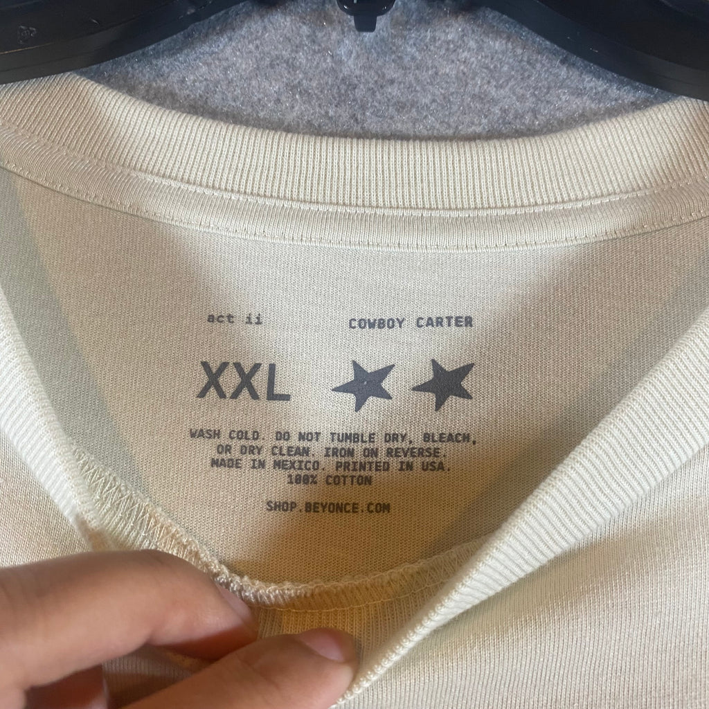 OFFICIAL BEYONCÉ TOUR TEE SIZE XXL