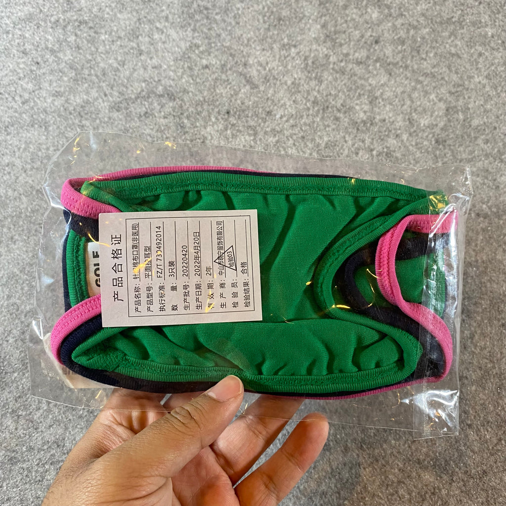 3 PACK GOLF MASKS
