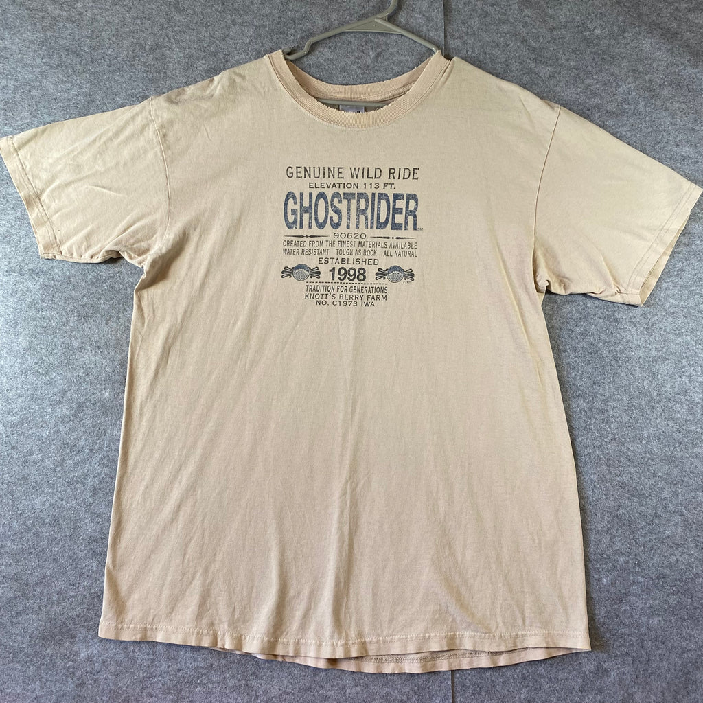 Vintage Knotts Berries Farm Ghostrider Shirt Size XL