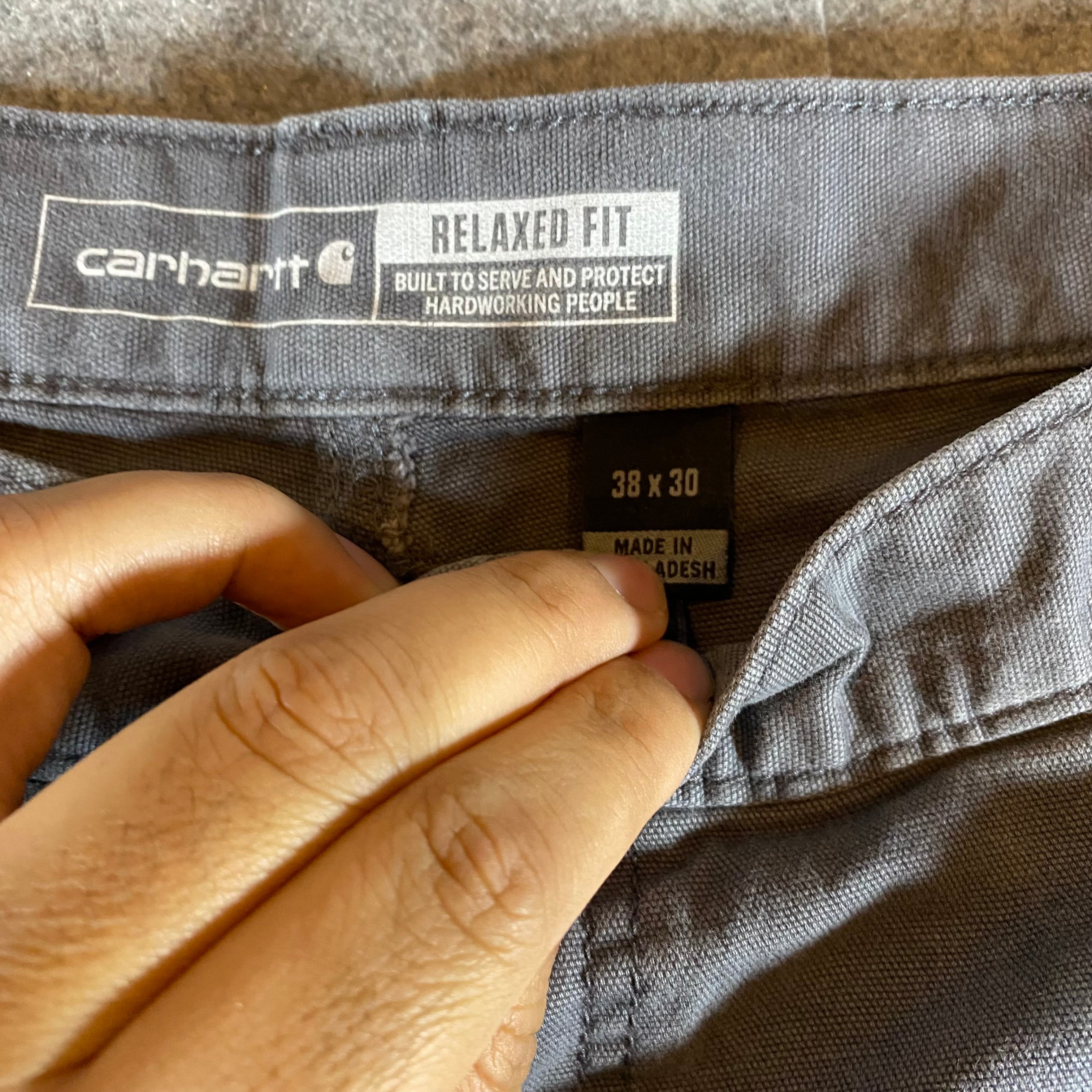 Carhartt grey carpenter pants  38x30